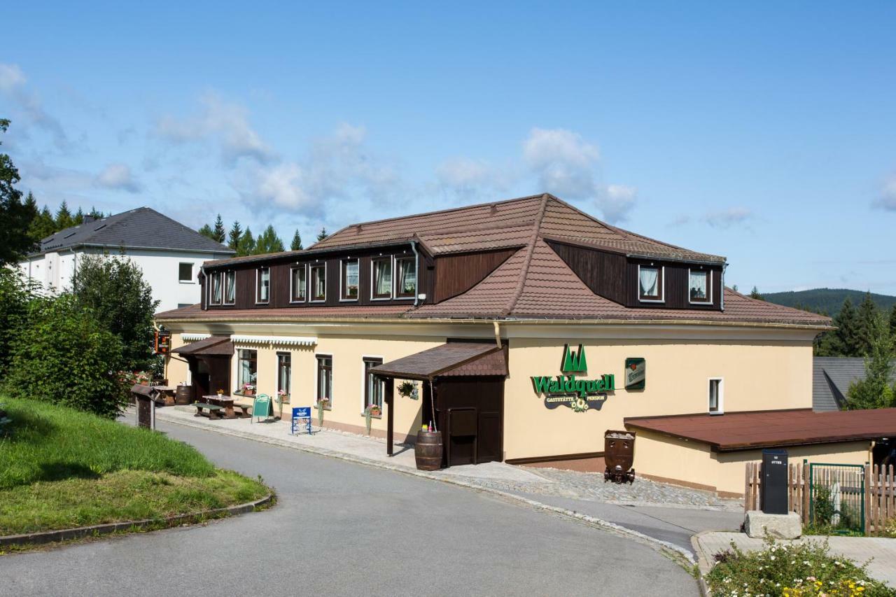 Gaststaette & Pension Waldquell Antonshohe Bagian luar foto